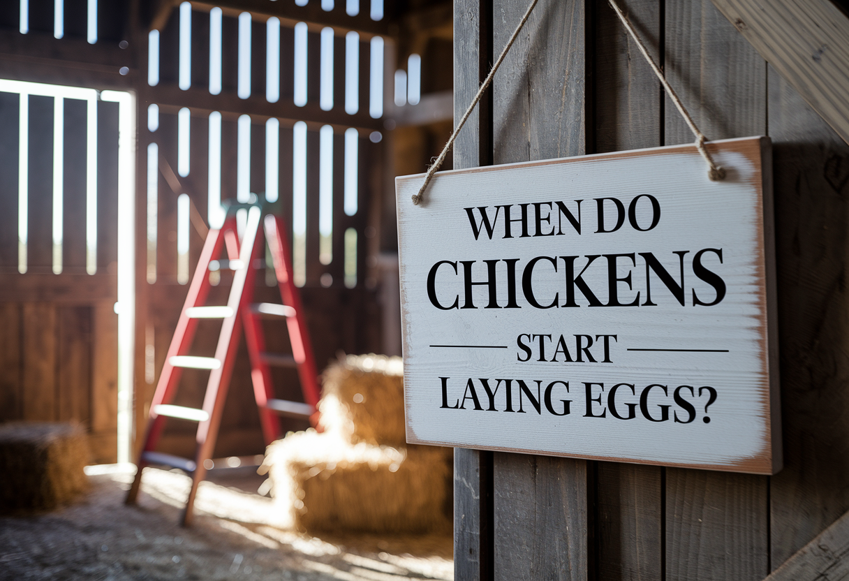 When Do Chickens Start Laying Eggs?