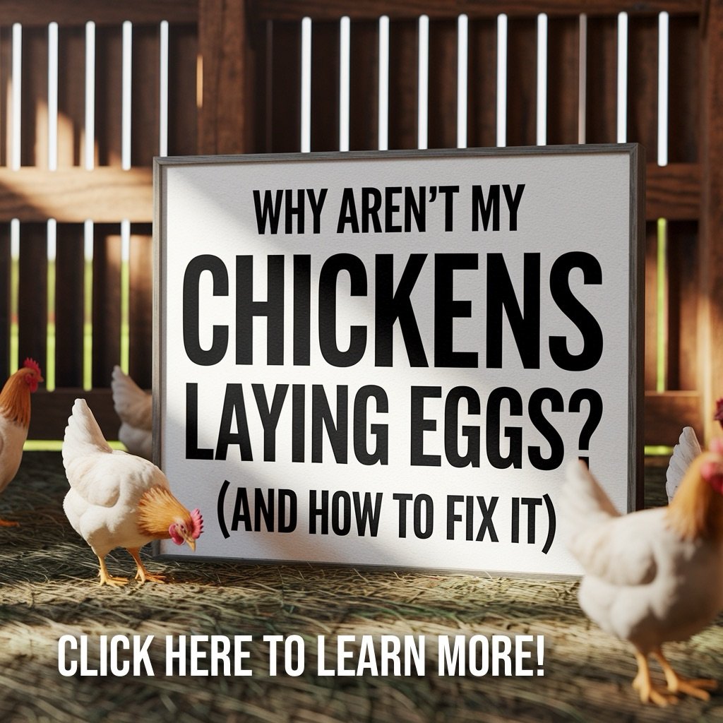 Why my chickens aren’t laying eggs