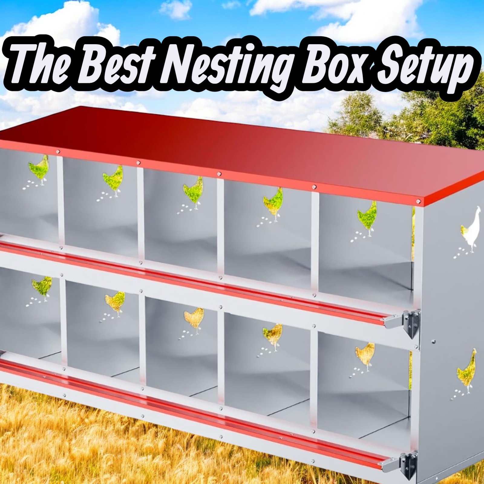 The Nesting Box Setup That Finally Ended the Egg Hunt