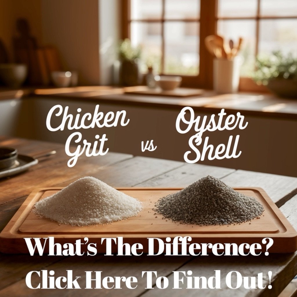 Chicken grit vs oyster shells