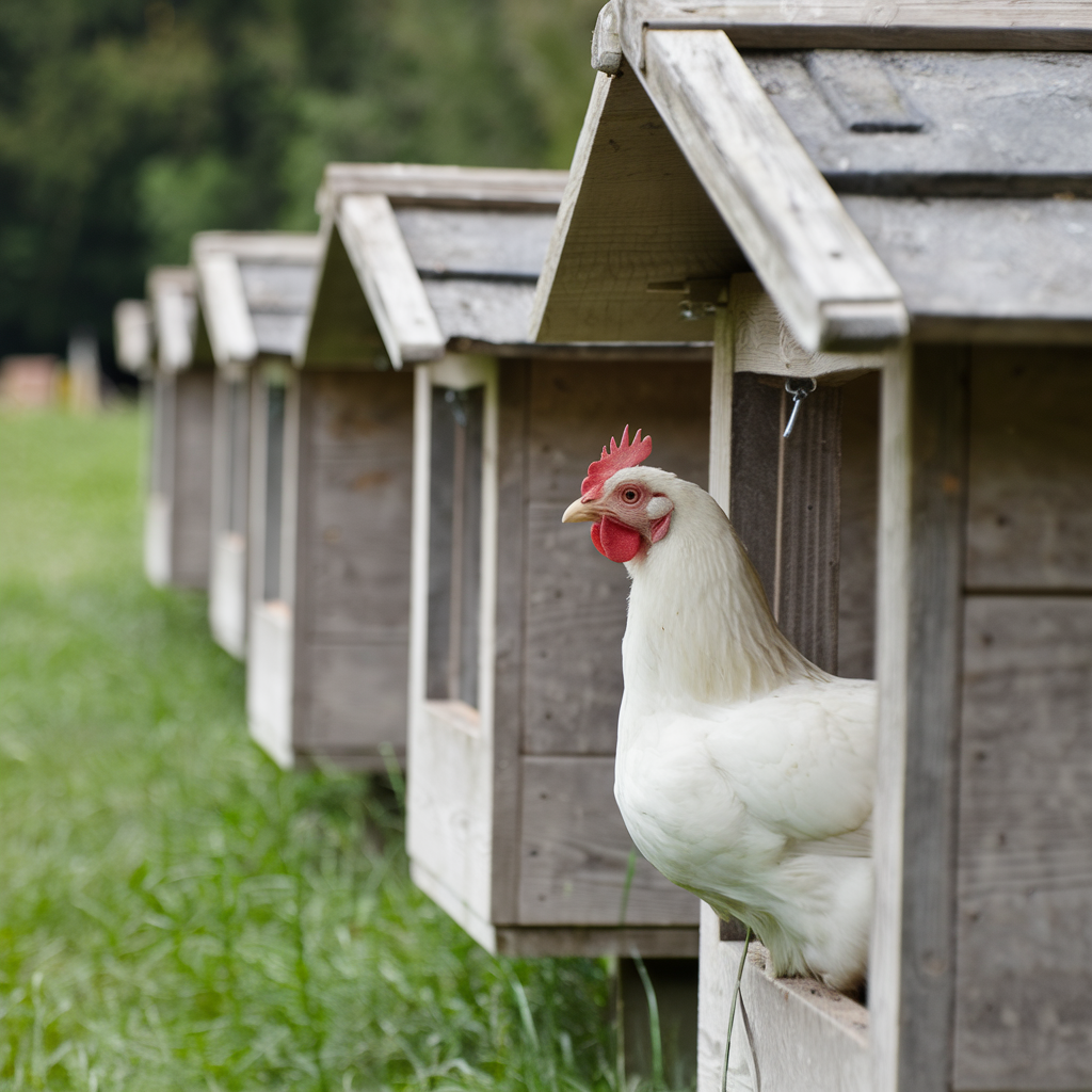 Protect chickens from hawks 