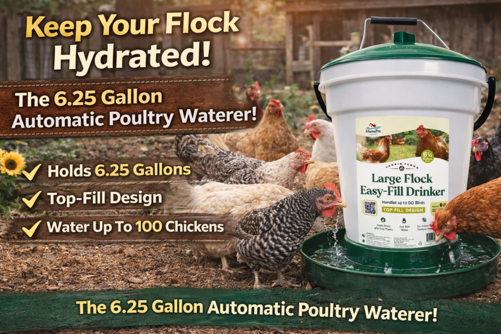 This Large Chicken Waterer Saved Me Time Every Single Day