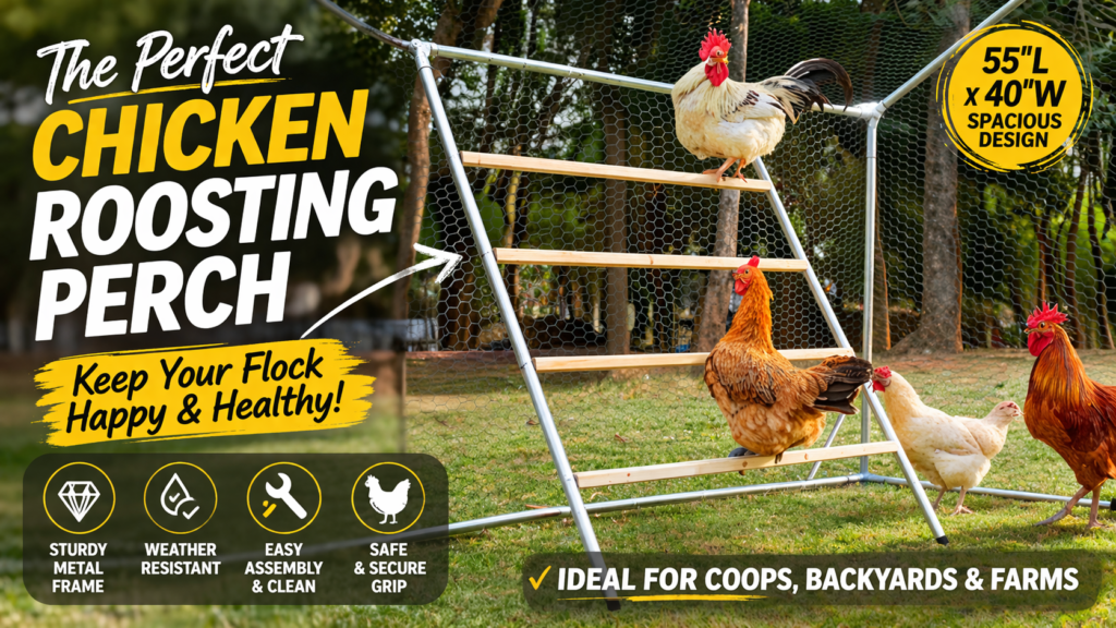 This Roosting Perch Made My Coop Feel Way More Organized