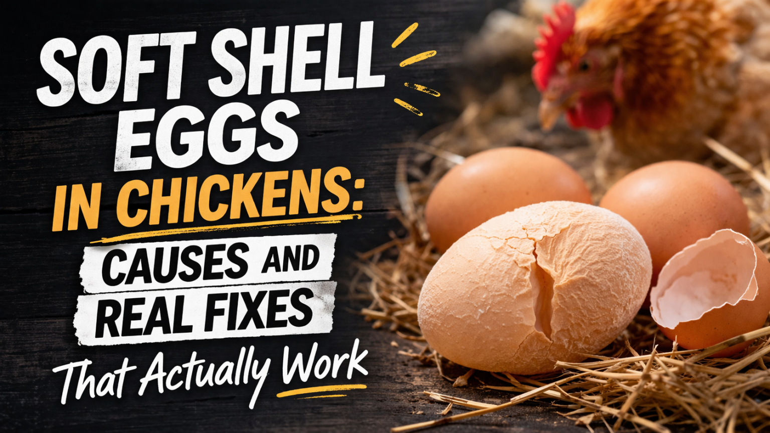 Soft Shell Eggs in Chickens: Causes and Real Fixes That Actually Work