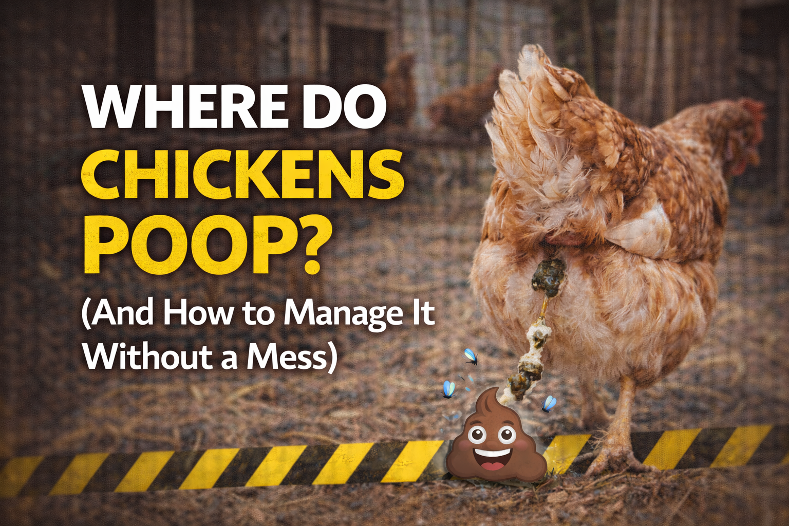 Where Do Chickens Poop? (And How to Manage It Without a Mess)