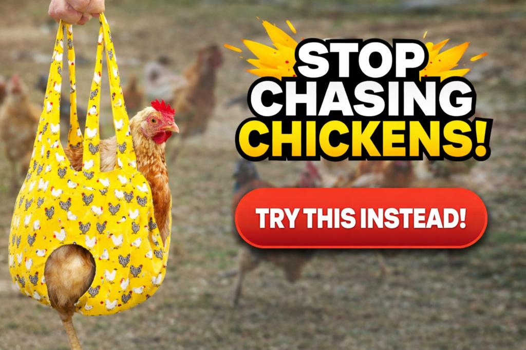 The Simple Chicken Holder Bag That Makes Trimming Nails and Handling Chickens Way Easier