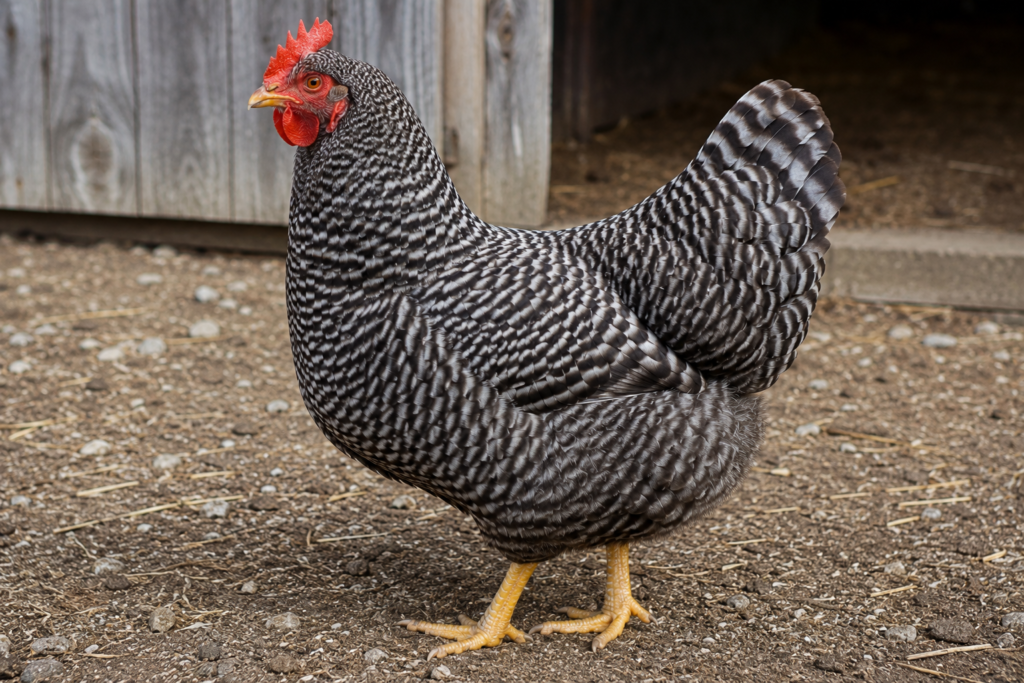 Plymouth barred rock chicken 